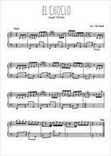 Téléchargez l'arrangement pour piano de la partition de El Choclo en PDF